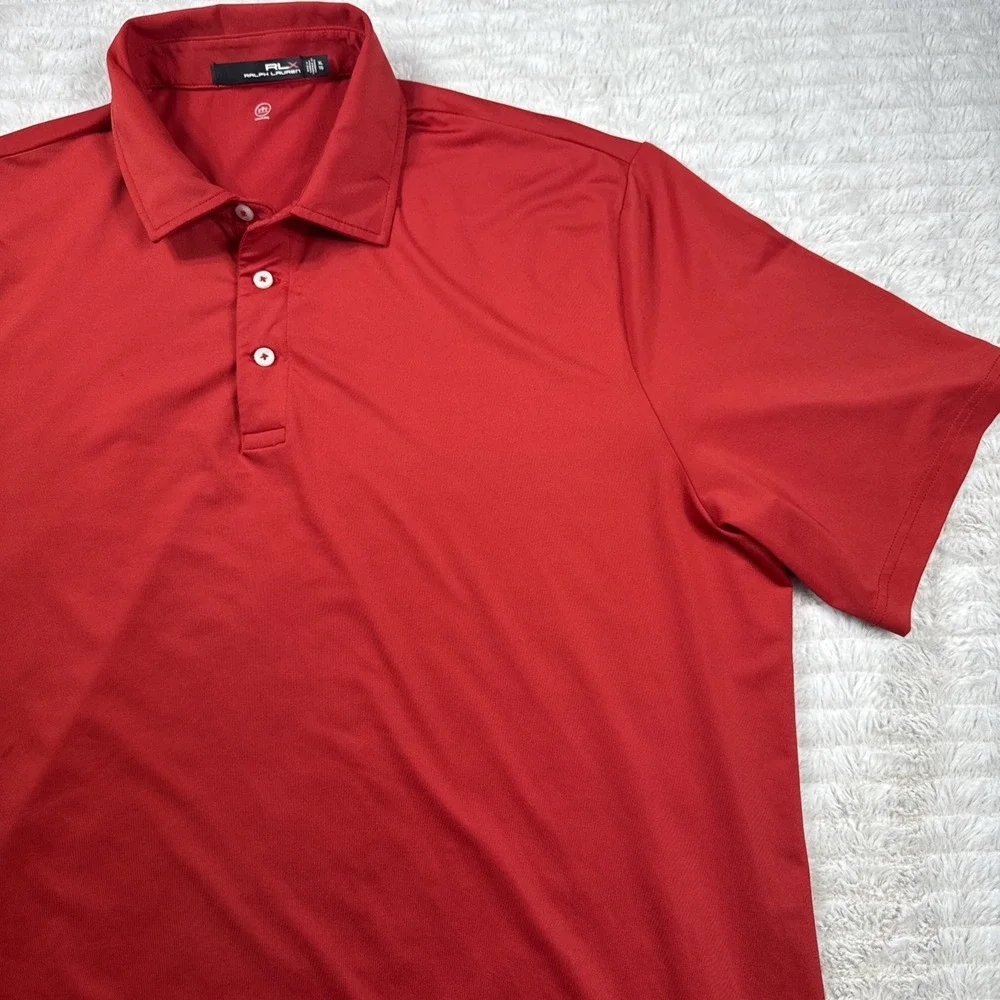 Ralph Lauren RLX Polo Red Size XL Moisture‎ Wicking Polyester